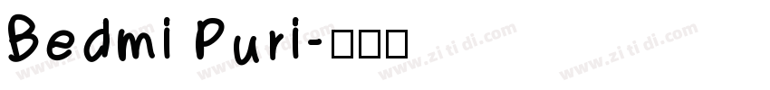 Bedmi Puri字体转换